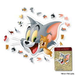 Joyful Tom & Jerry Wooden Jigsaw Puzzle (Online Order Only)