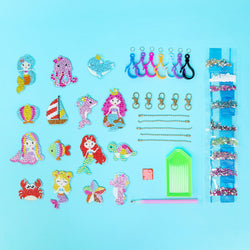 Adorable Keychains Diamond Art Kit – Mermaid (Set of 15) (ONLINE ORDER ONLY)