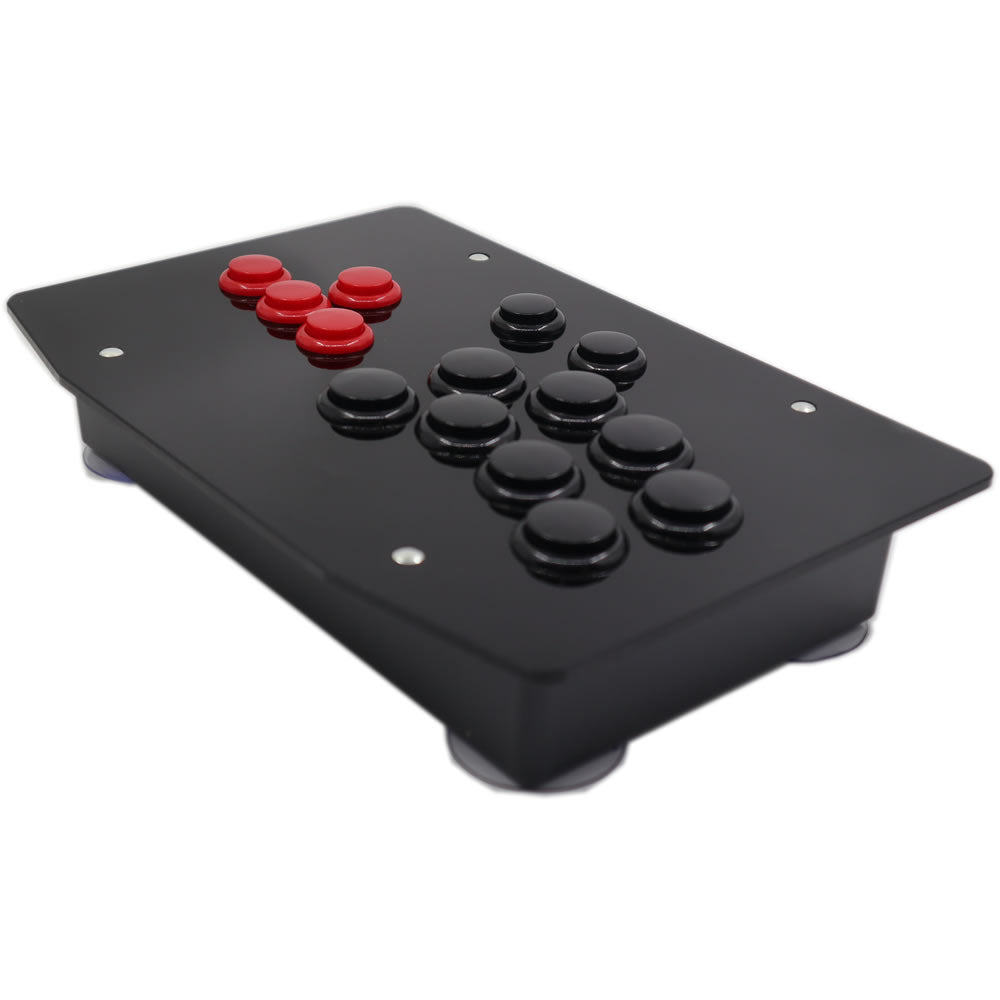 RAC-J500BB All Buttons Arcade Fight Stick Controller Leverless-Style Joystick PC USB (Online Only)