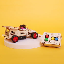 Steering Remote-Controlled Car DIY Kit, Educational STEM Toy (ONLINE ORDER ONLY)