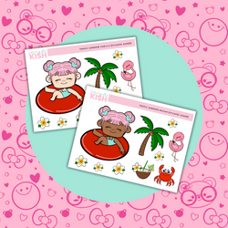 Tropic Summer| Decorative Stickers (ONLINE ORDER ONLY)