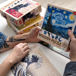 Trefl Wood Craft 200 Piece Wooden Puzzle - The Starry Night - Vincent van Gogh (ONLINE ORDER ONLY)