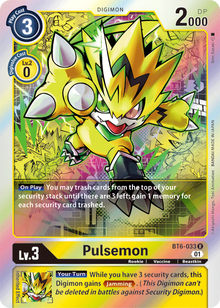 Pulsemon [BT6-033] [Double Diamond] (ONLINE ORDER ONLY)