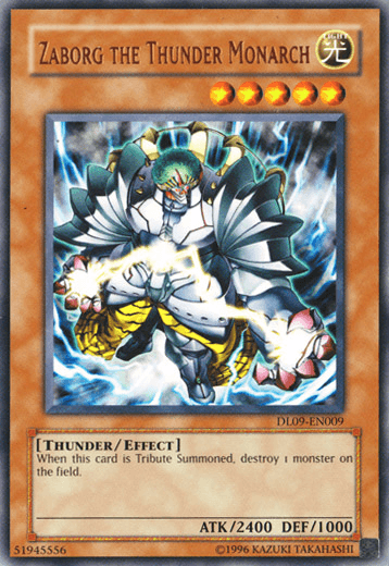 Zaborg the Thunder Monarch (Bronze) [DL09-EN009] Rare (ONLINE ORDER ONLY)