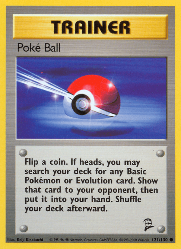 Poke Ball (121/130) [Base Set 2] (Online Only)