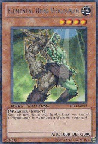 Elemental Hero Woodsman [DT04-EN058] Rare (ONLINE ORDER ONLY)