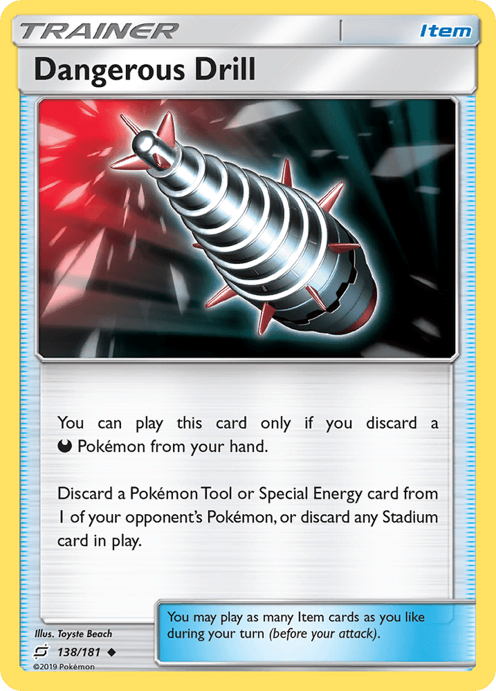 Dangerous Drill (138/181) [Sun & Moon: Team Up] (Online Only)