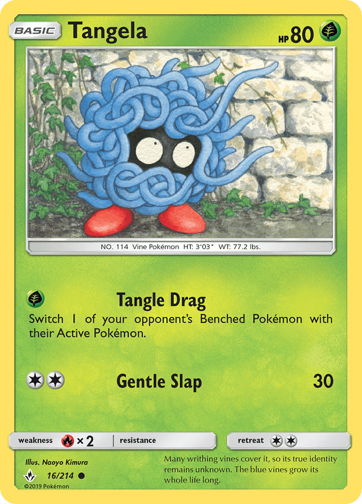 Tangela (16/214) [Sun & Moon: Unbroken Bonds] (Online Only)