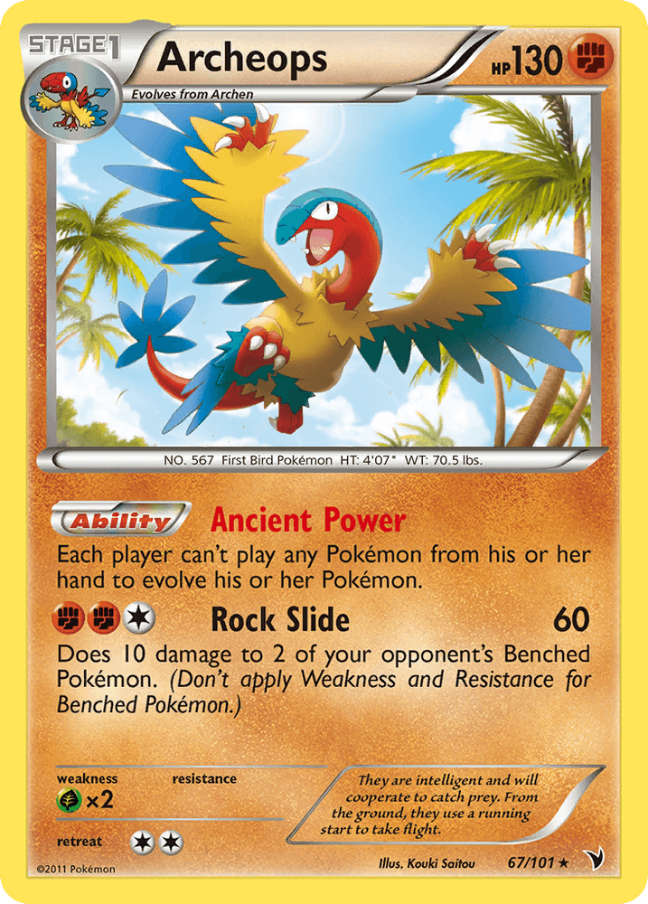 Archeops (67/101) [Black & White: Noble Victories] (Online Only)