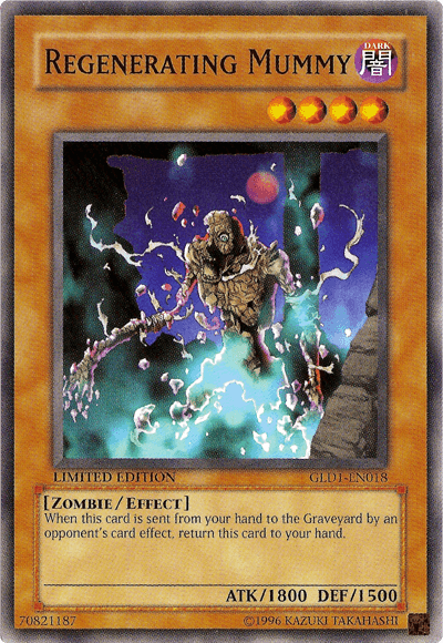 Regenerating Mummy [GLD1-EN018] Common (ONLINE ORDER ONLY)