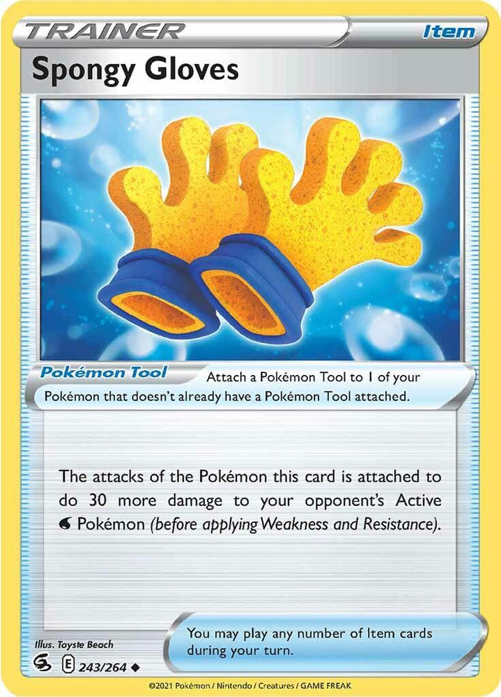 Spongy Gloves (243/264) [Sword & Shield: Fusion Strike] (Online Only)