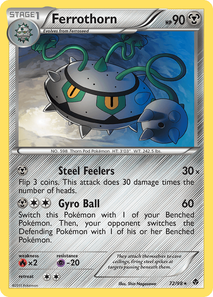 Ferrothorn (72/98) [Black & White: Emerging Powers] (Online Only)