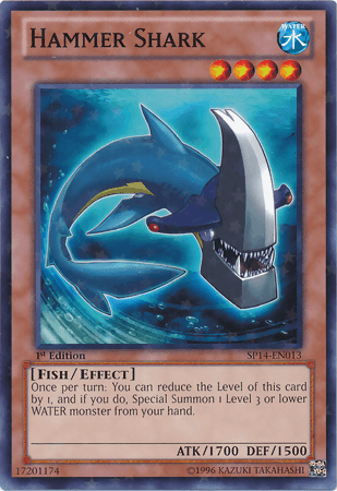 Hammer Shark [SP14-EN013] Starfoil Rare (ONLINE ORDER ONLY)