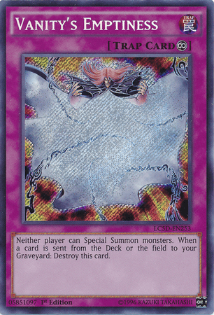 Vanity's Emptiness [LC5D-EN253] Secret Rare (ONLINE ORDER ONLY)