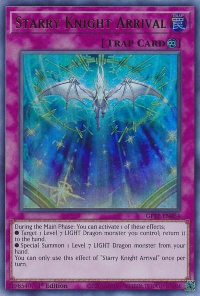 Starry Knight Arrival [GFTP-EN034] Ultra Rare (ONLINE ORDER ONLY)