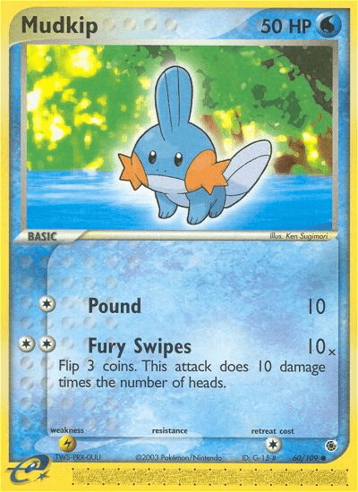 Mudkip (60/109) [EX: Ruby & Sapphire] (Online Only)