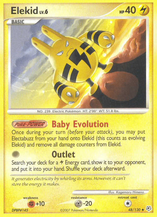 Elekid (48/130) [Diamond & Pearl: Base Set] (Online Only)