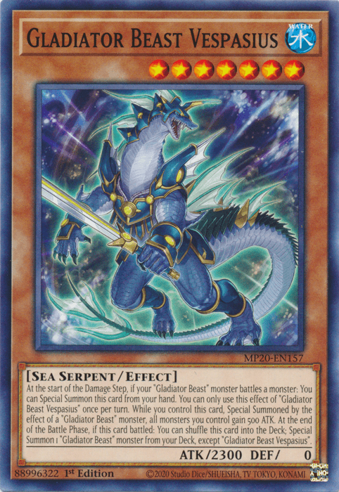 Gladiator Beast Vespasius [MP20-EN157] Common (ONLINE ORDER ONLY)