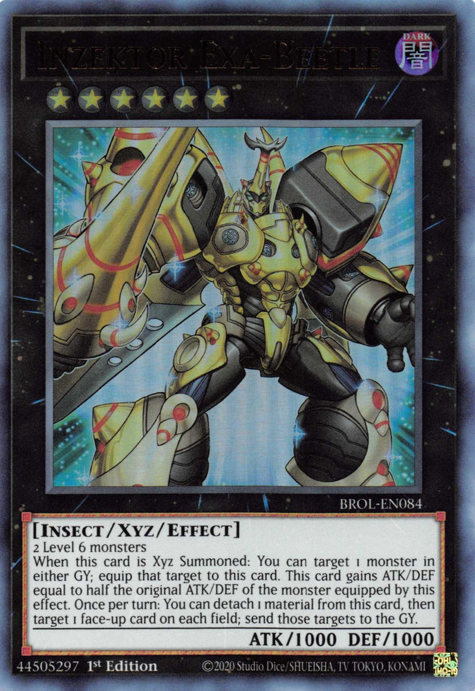 Inzektor Exa-Beetle [BROL-EN084] Ultra Rare (ONLINE ORDER ONLY)