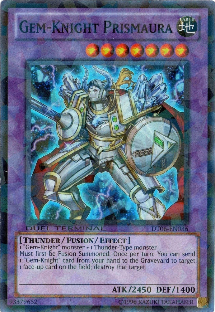Gem-Knight Prismaura [DT06-EN036] Super Rare (ONLINE ORDER ONLY)