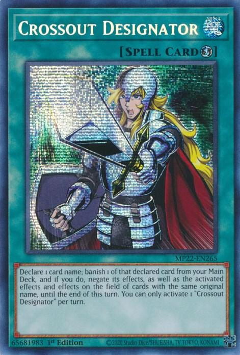 Crossout Designator [MP22-EN265] Prismatic Secret Rare (ONLINE ORDER ONLY)