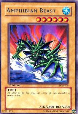 Amphibian Beast [LON-008] Rare (ONLINE ORDER ONLY)