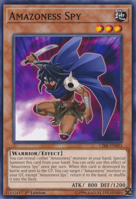 Amazoness Spy [CIBR-EN093] Common (ONLINE ORDER ONLY)