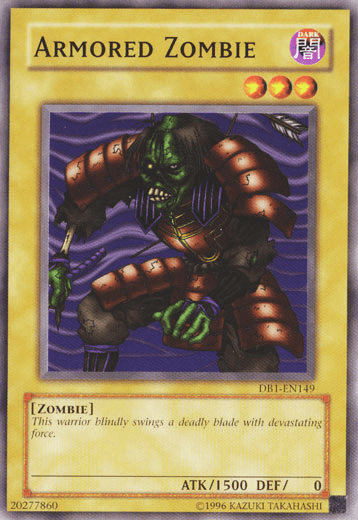 Armored Zombie [DB1-EN149] Common (ONLINE ORDER ONLY)