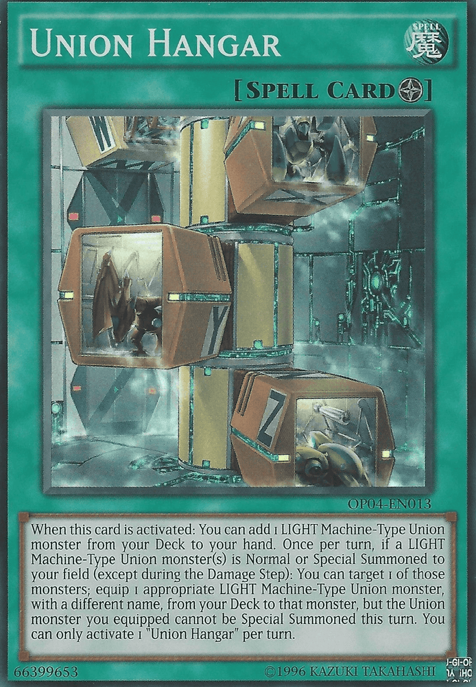 Union Hangar [OP04-EN013] Super Rare (ONLINE ORDER ONLY)