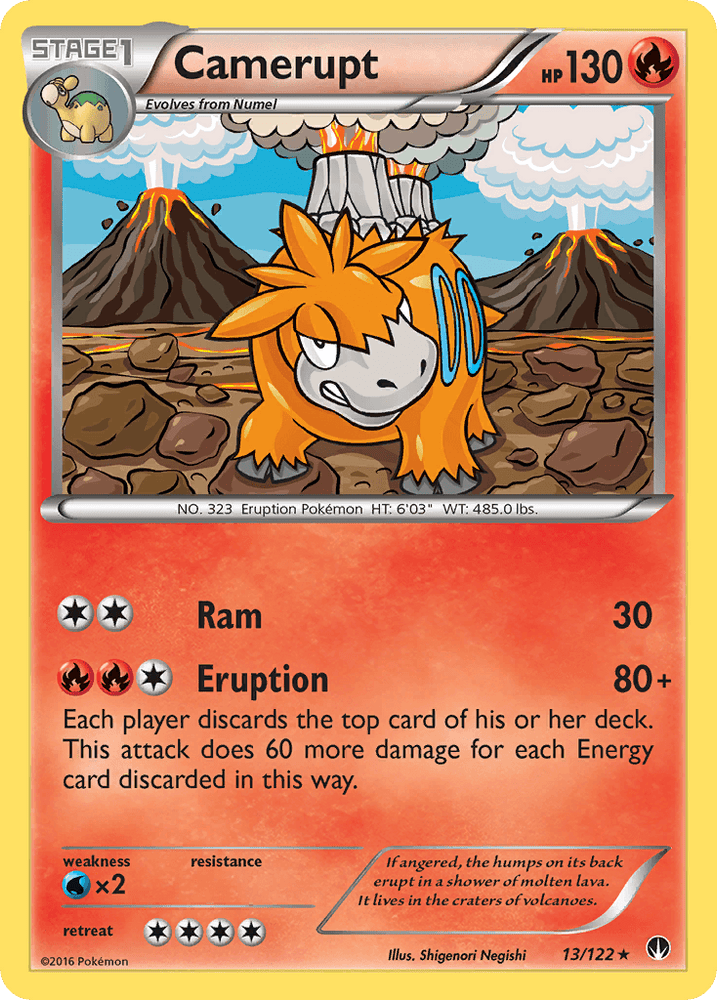Camerupt (13/122) [XY: BREAKpoint] (Online Only)