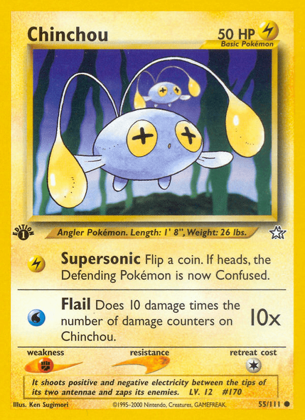 Chinchou (55/111) [Neo Genesis 1st Edition] (Online Only)