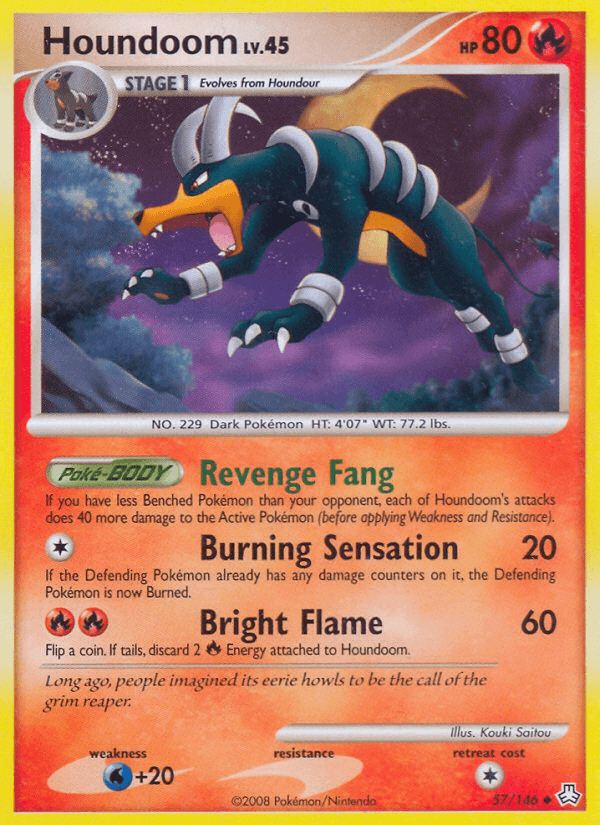 Houndoom (57/146) [Diamond & Pearl: Legends Awakened] (Online Only)