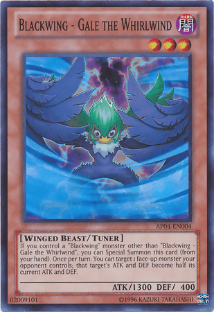 Blackwing - Gale the Whirlwind [AP04-EN004] Super Rare (ONLINE ORDER ONLY)