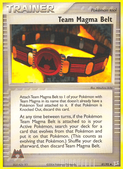 Team Magma Belt (81/95) [EX: Team Magma vs Team Aqua] (Online Only)