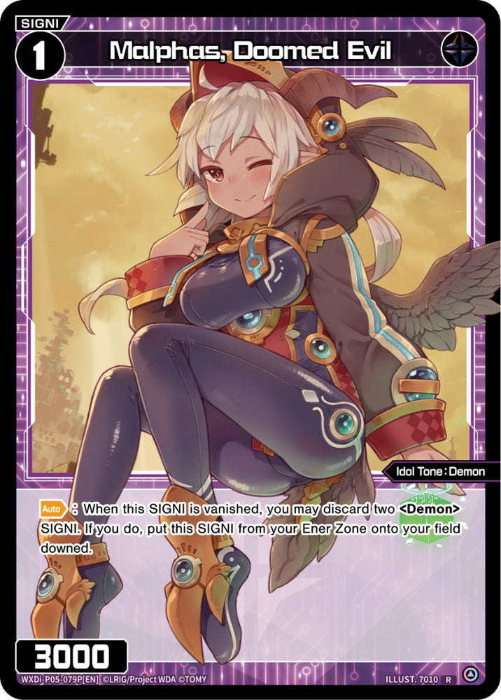 Malphas, Doomed Evil (Parallel Foil) (WXDi-P05-079P) [Curiosity Diva]