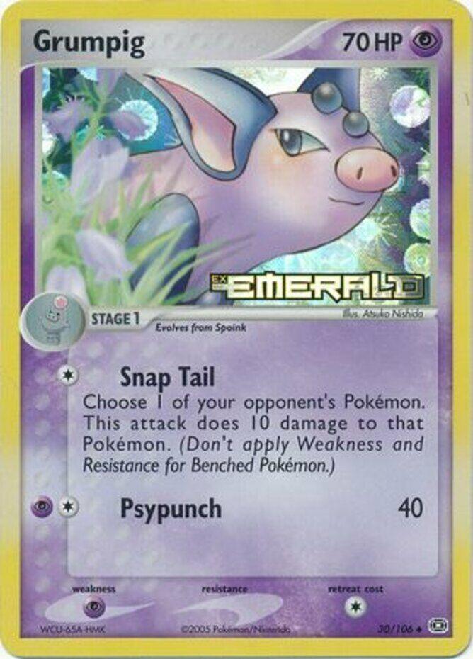 Grumpig (30/106) (Stamped) [EX: Emerald] (Online Only)