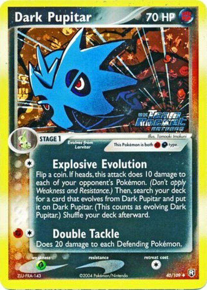 Dark Pupitar (40/109) (Stamped) [EX: Team Rocket Returns] (Online Only)