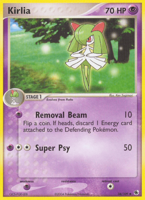 Kirlia (34/109) [EX: Ruby & Sapphire] (Online Only)