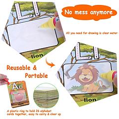 Alphabet Water Coloring Cards with 2 Magic Water Pens (ONLINE ORDER ONLY)