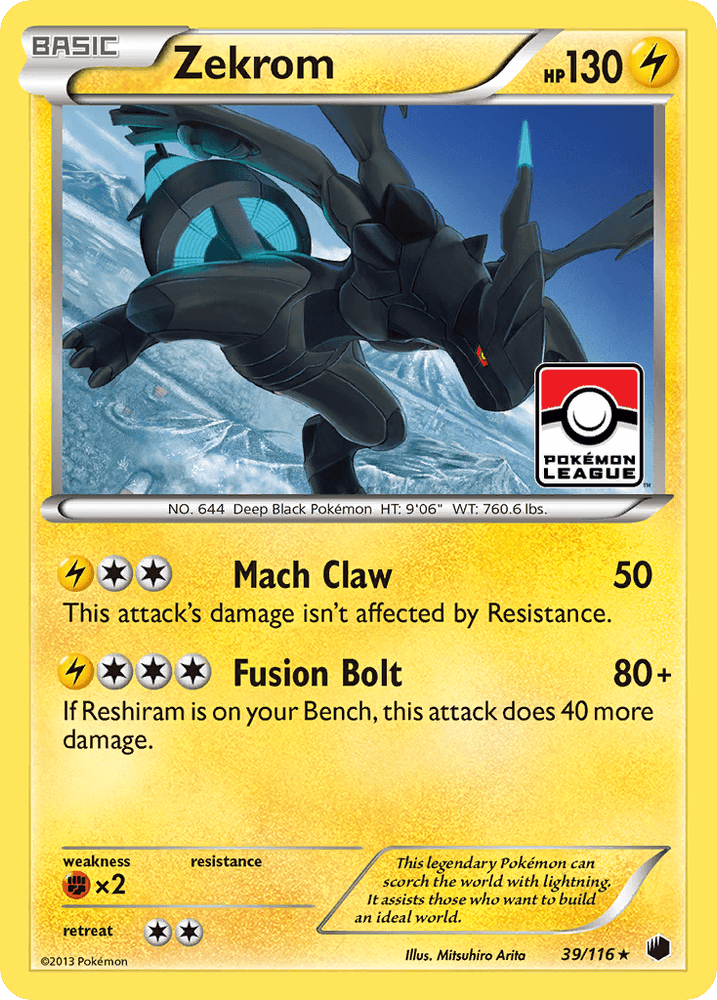 Zekrom (39/116) [Black & White: Plasma Freeze] (Online Only)