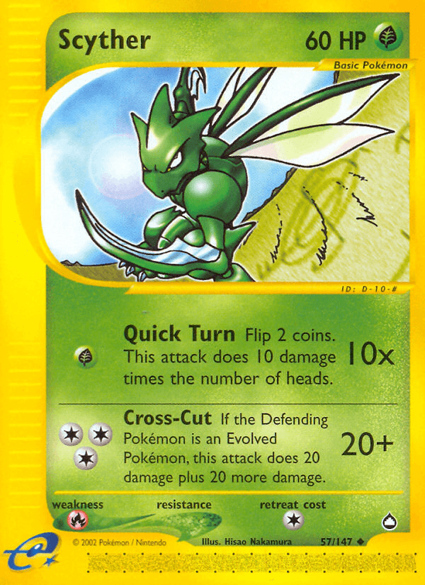 Scyther (57/147) [Aquapolis] (Online Only)