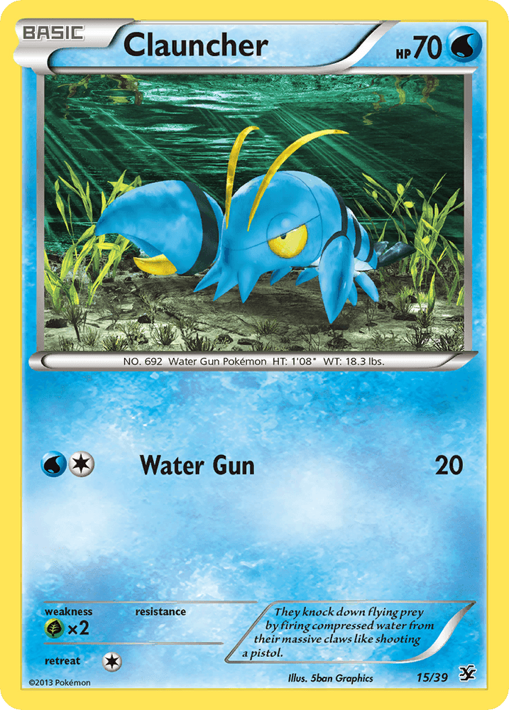 Clauncher (15/39) [XY: Kalos Starter Set] (Online Only)