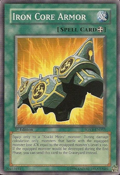 Iron Core Armor [SOVR-EN053] Common (ONLINE ORDER ONLY)