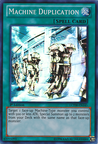 Machine Duplication [LCYW-EN145] Super Rare (ONLINE ORDER ONLY)