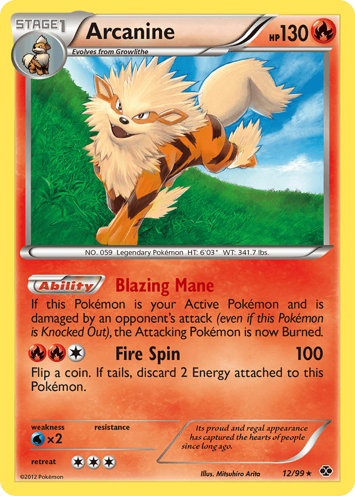 Arcanine (12/99) [Black & White: Next Destinies] (Online Only)