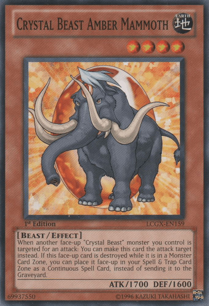 Crystal Beast Amber Mammoth [LCGX-EN159] Common (ONLINE ORDER ONLY)
