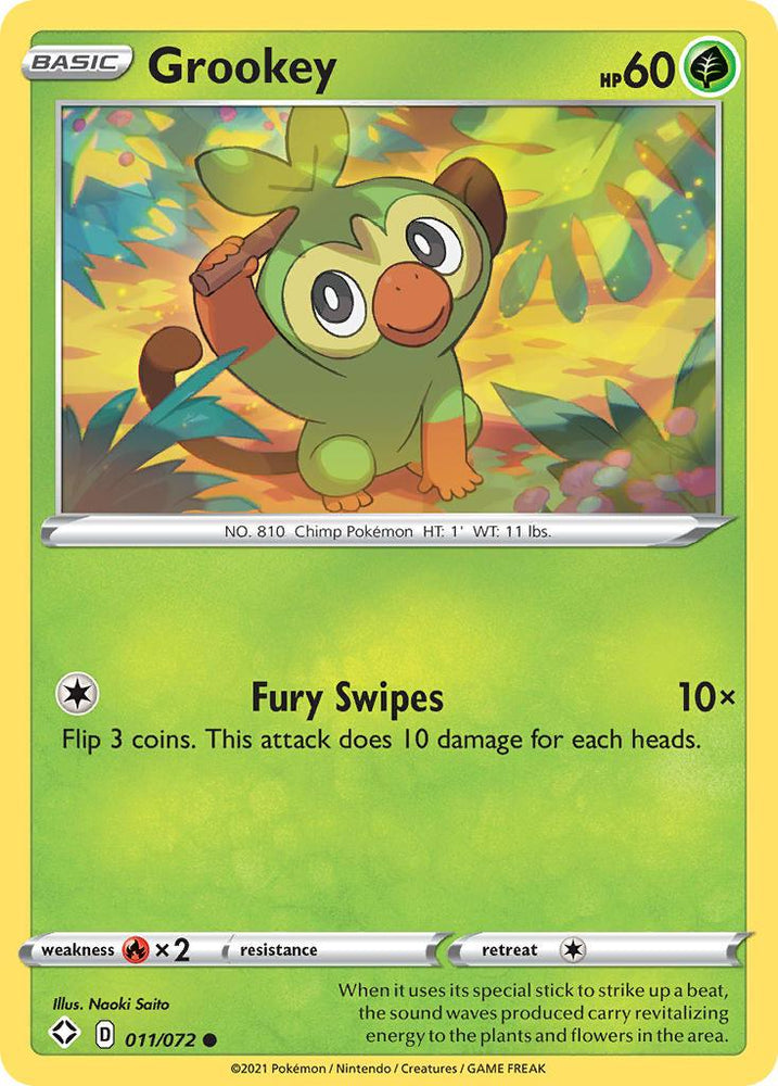 Grookey (011/072) [Sword & Shield: Shining Fates] (Online Only)