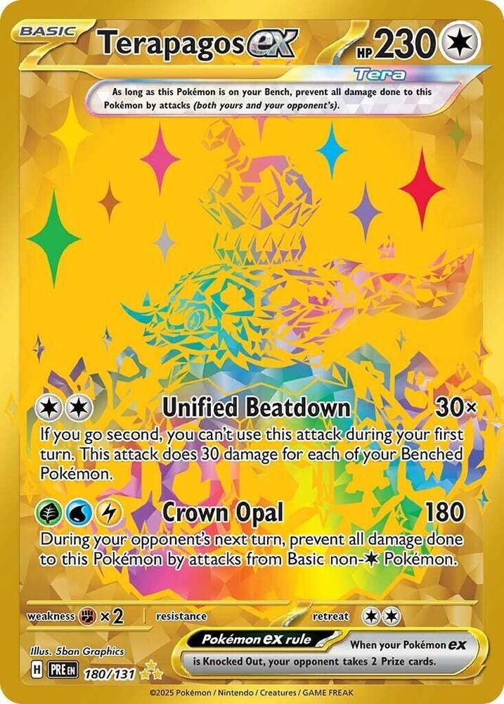 Terapagos ex (180/131) [Scarlet & Violet: Prismatic Evolutions] (Online Only)