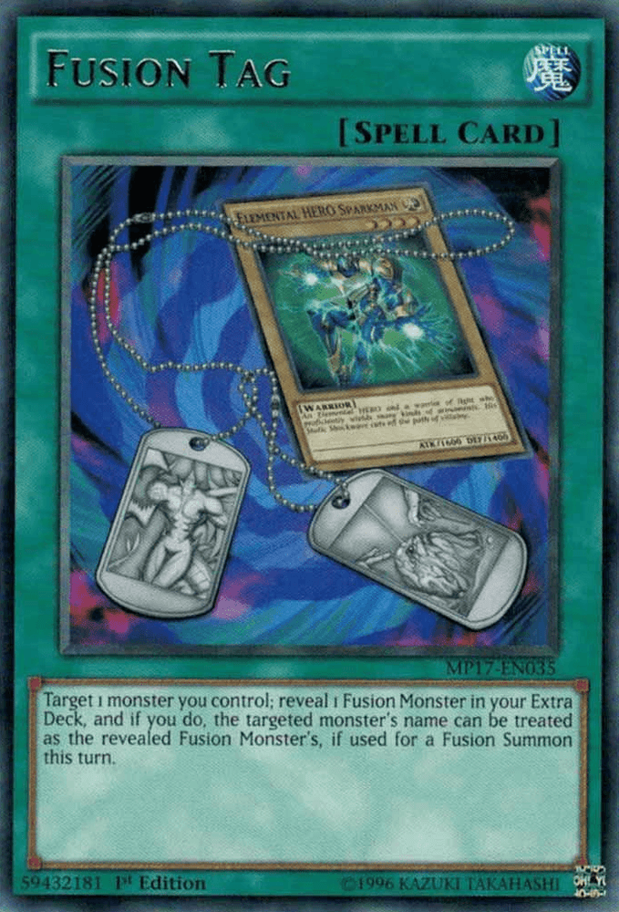 Fusion Tag [MP17-EN035] Rare (ONLINE ORDER ONLY)