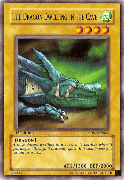 The Dragon Dwelling in the Cave [5DS2-EN005] Common (ONLINE ORDER ONLY)